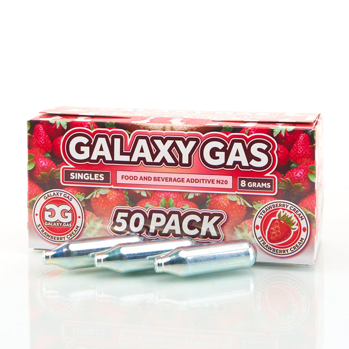 Galaxy Gas - Food and Beverage Additive N2O (8.5g) - Box of 50 - MK Distro