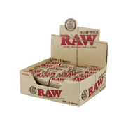 Raw - Hemp Wick Rolls - (10ft x 40 Rolls) - MK Distro
