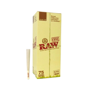 Raw - Organic Cones - 1 1/4 Size - (Box of 75)