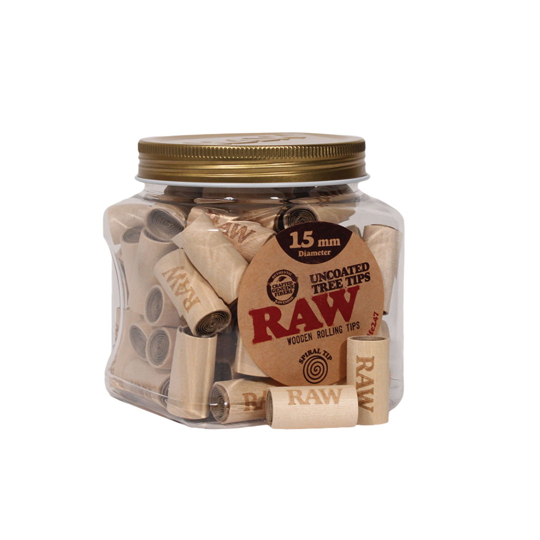 Raw - Classic Tips - Uncoated Tree Tips - (Variety Jars) - MK Distro