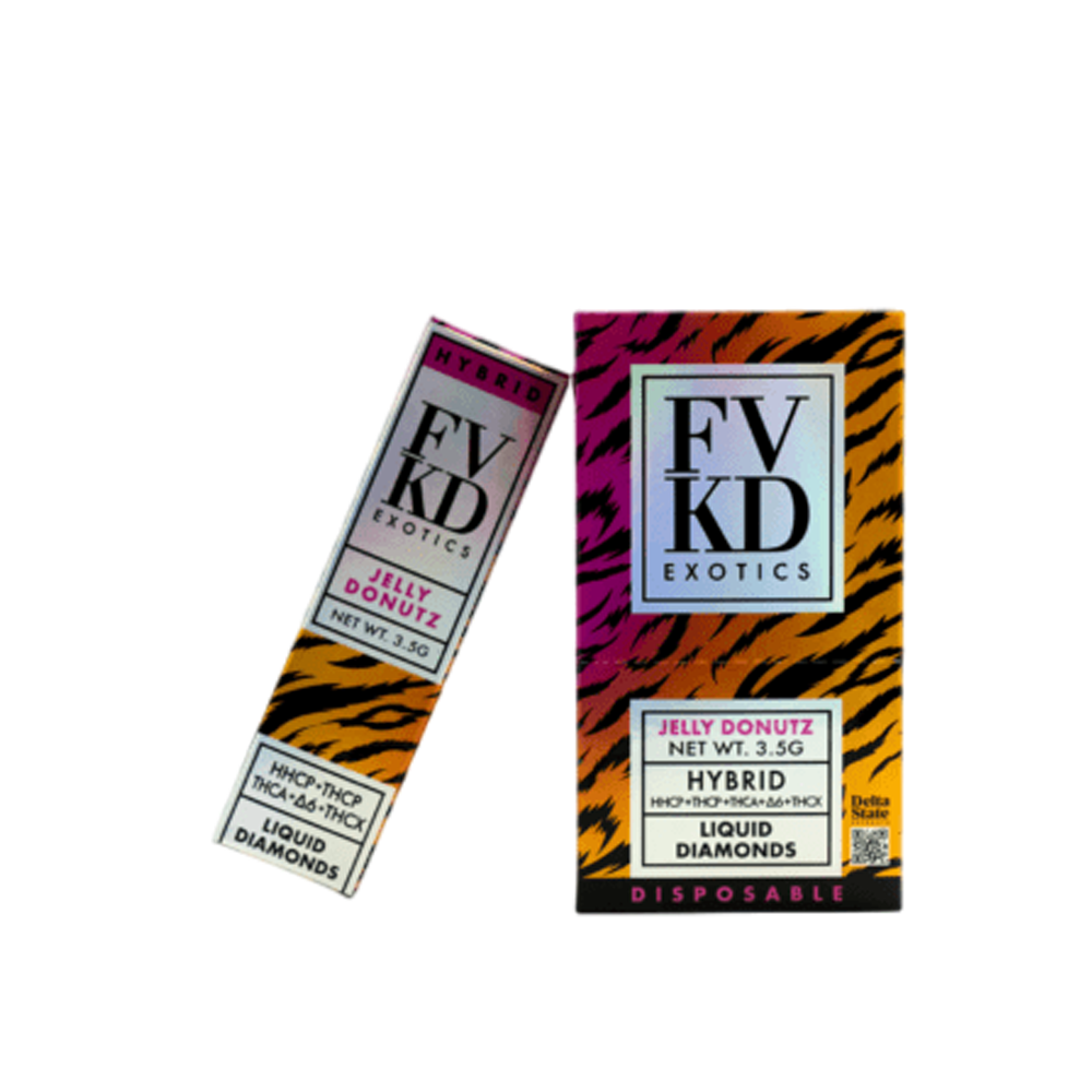 FVKD Exotics - Liquid Diamonds - Delta Disposables (3.5g x 6) - MK Distro