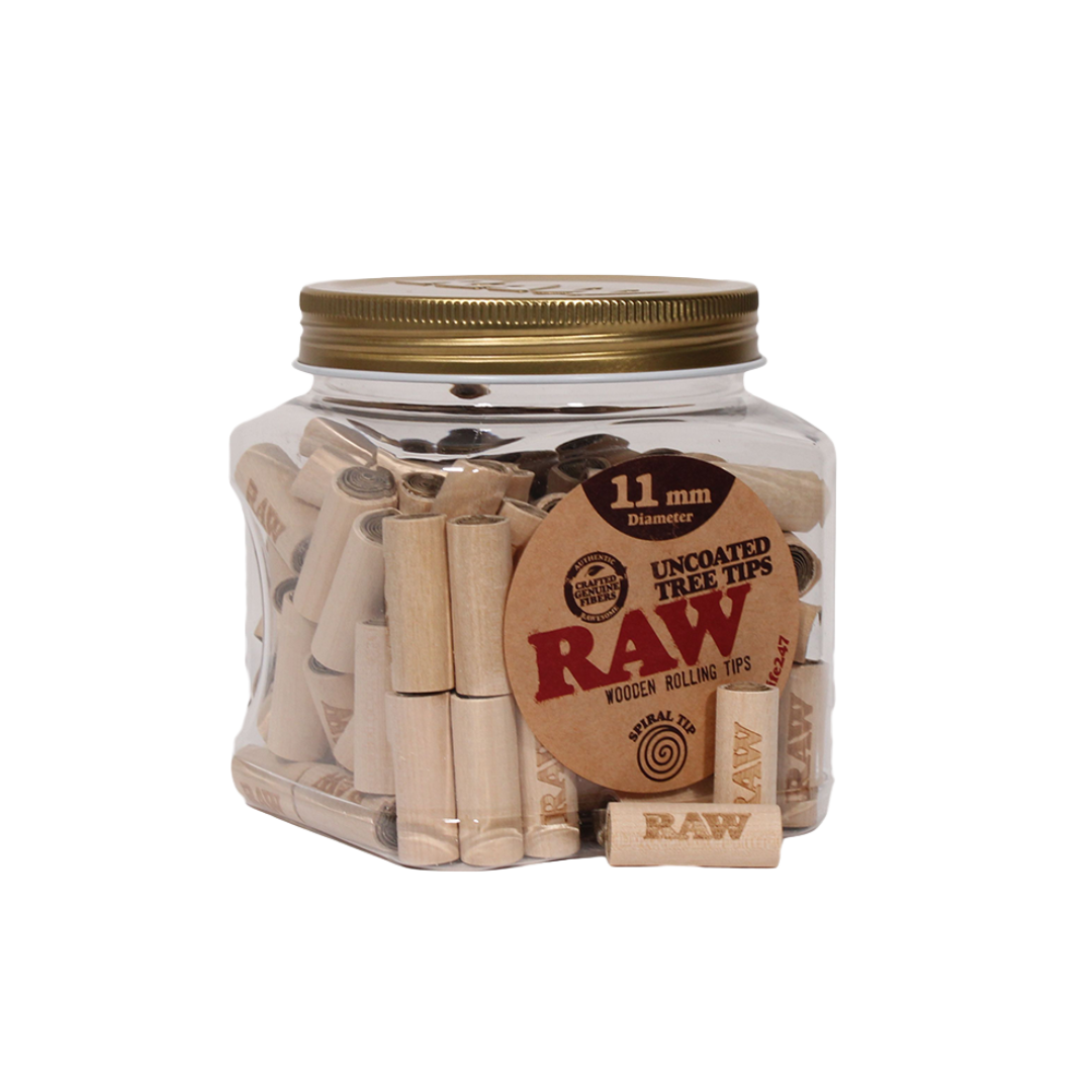 Raw - Classic Tips - Uncoated Tree Tips - (Variety Jars) - MK Distro