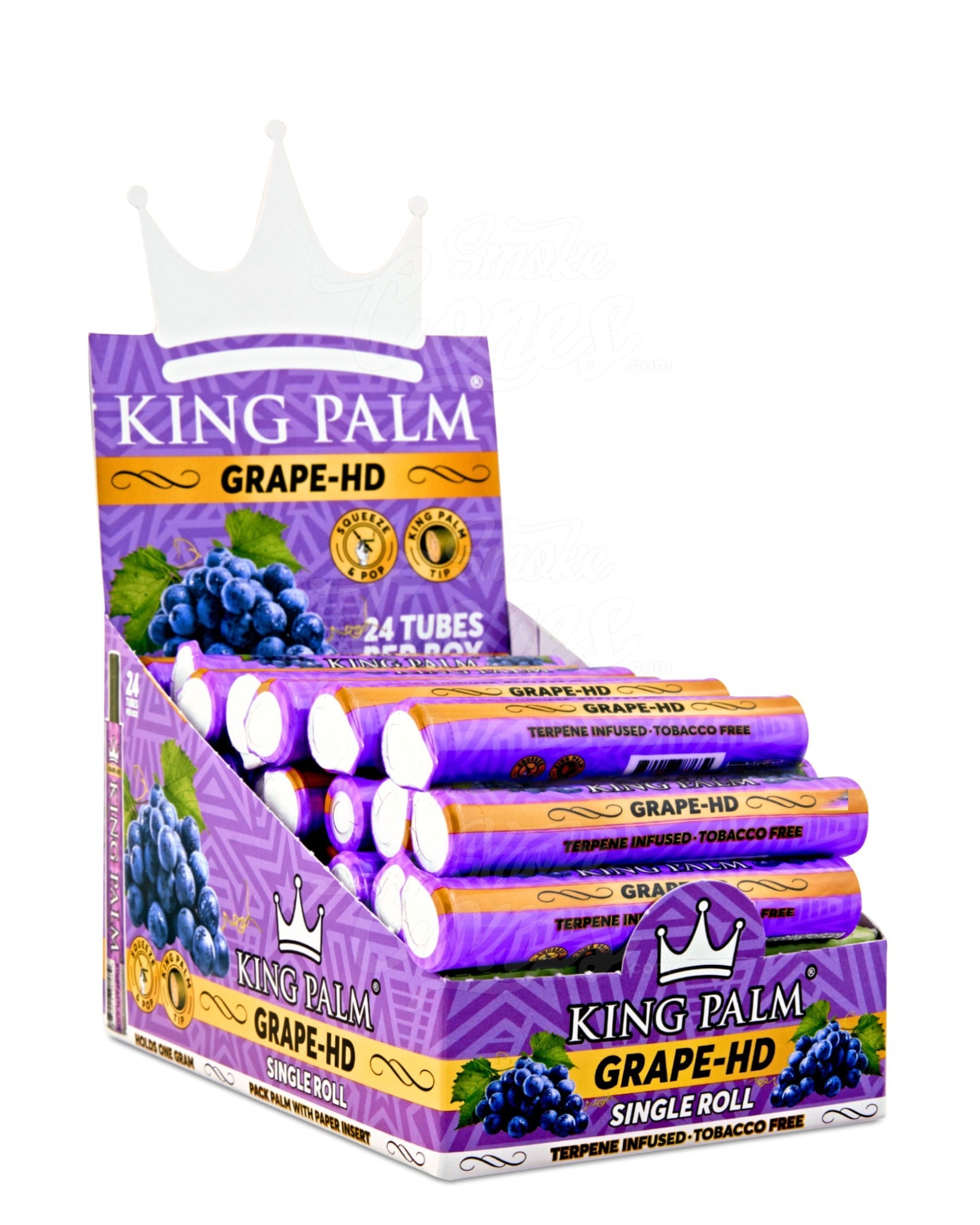 King Palm - 1gm Mini Leaf Tubes -Filters, Tips & Tubes (24 Packs x 1 Tube) - MK Distro