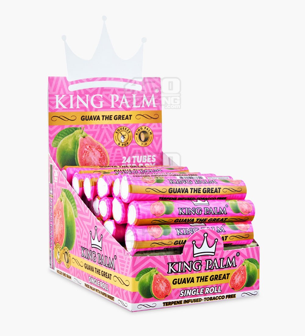 King Palm - 1gm Mini Leaf Tubes -Filters, Tips & Tubes (24 Packs x 1 Tube) - MK Distro