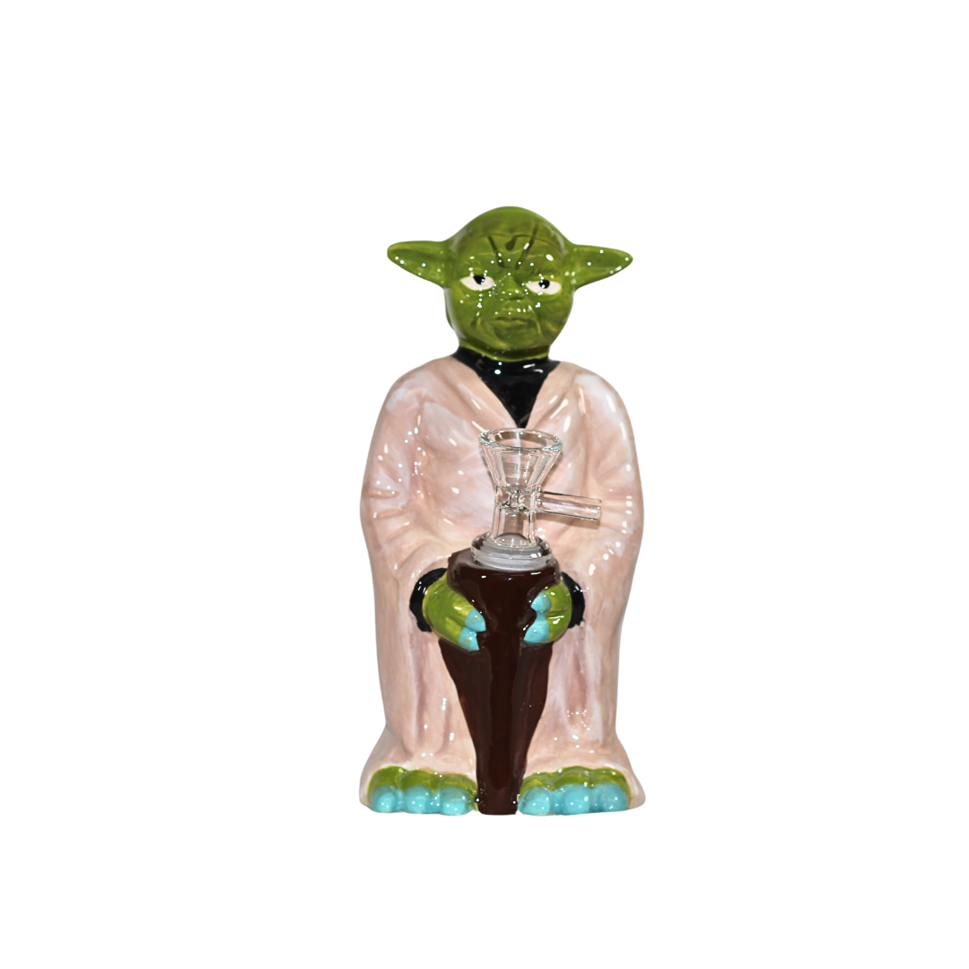 Ceramic Water Pipe - Yoda - (CRM2) - MK Distro