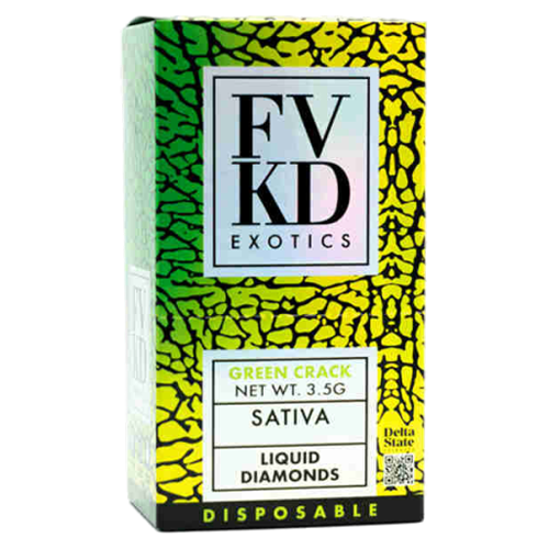 FVKD Exotics - Liquid Diamonds - Delta Disposables (3.5g x 6) - MK Distro