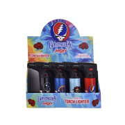 GratefulDead x Smoxy Premium Torch (GD102D) - Refillable Lighters (Display of 12) - MK Distro