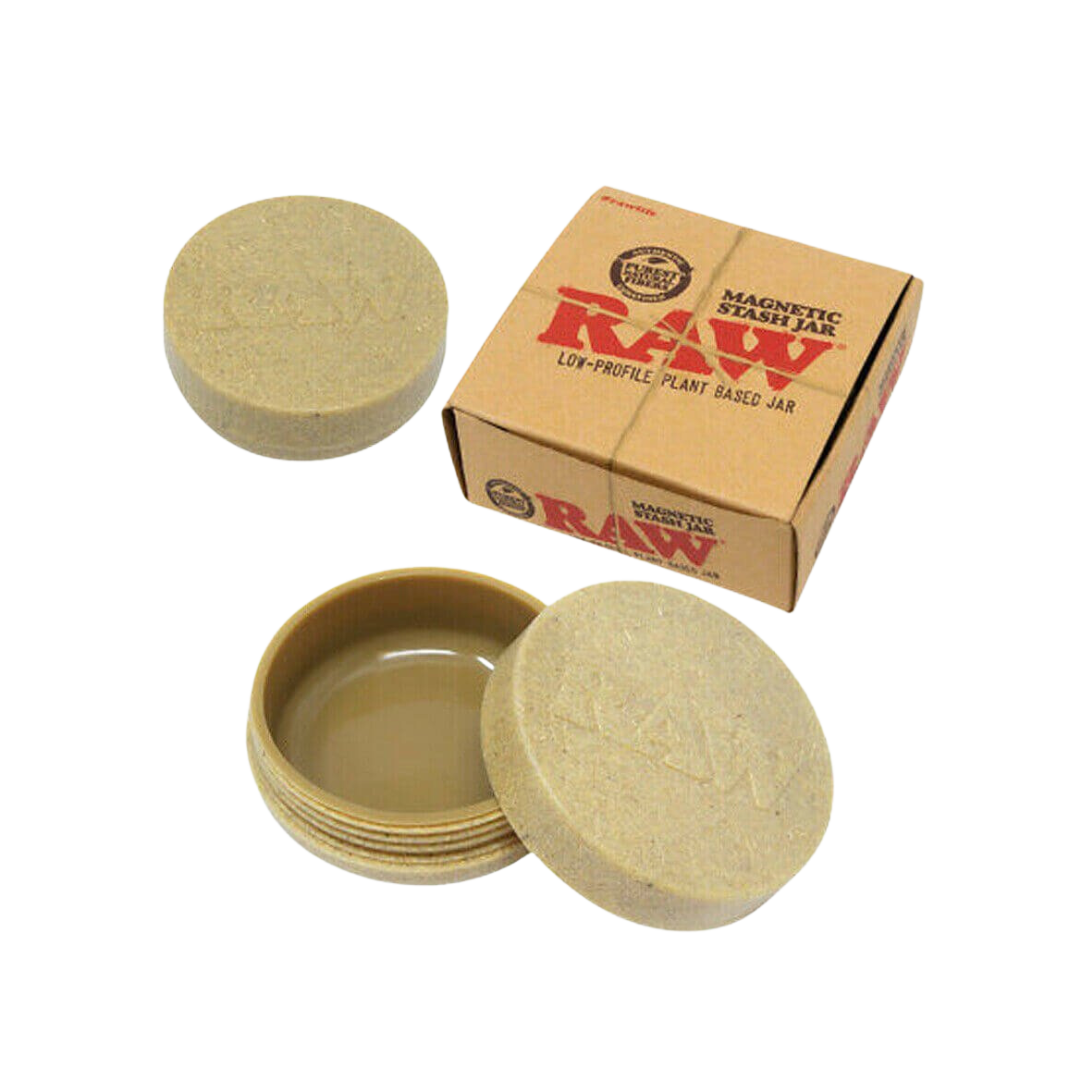 Raw - Pocket Size  Magnetic Stash Jar