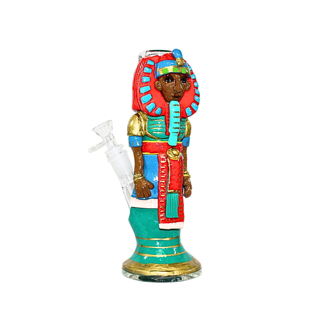 10" Hand Painted Egyptian Monster (WPSH26) - Water Pipes - MK Distro