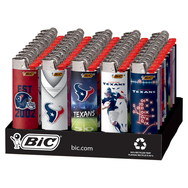 BiC Pocket Lighters - Refillable Lighters (Display of 50)