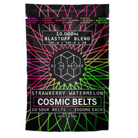 Hi On Nature (HON) -  Blastoff Blend Sour Belts (THC-A + THC-P + D8) - Delta Gummies (1000mg x 10 Gummies) - MK Distro