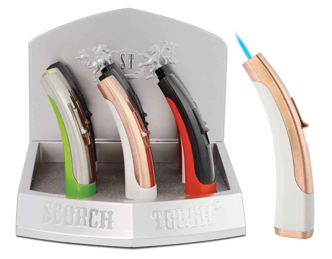 Scorch Torch Single Flame (61651-1) - Torch Lighters (Display of 9) - MK Distro