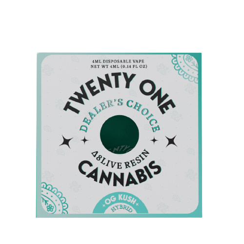 Twenty One Cannabis - Hemp Disposables (4mL x 6) - MK Distro
