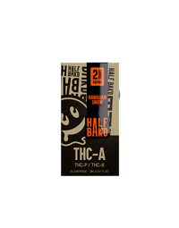 Half Bak'd - THC-A Cartridges - Hemp Cartridges (2g x 5) - MK Distro