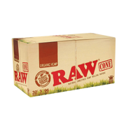 Raw - Organic Cones - Rolling Papers - (Box of 32 x Pack of 3)