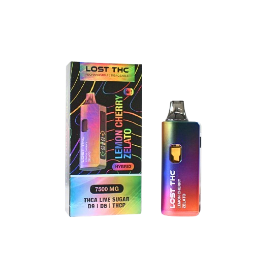 Lost THC - 24K Rainbow Edition (THCA + D9 + D6 + THCP+Live Resin Terpene) - Hemp Disposables (7.5g) - MK Distro