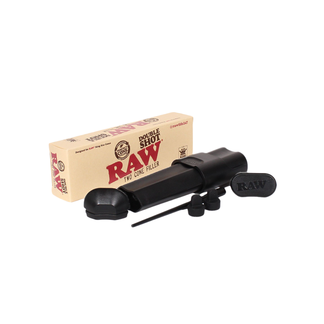Raw - King Size Double Shot Two Cone Filler - MK Distro