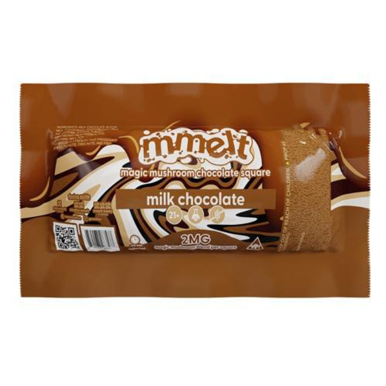 Mmelt - Magic Mushroom Mini Chocolate Square (2g x 20ct) - MK Distro