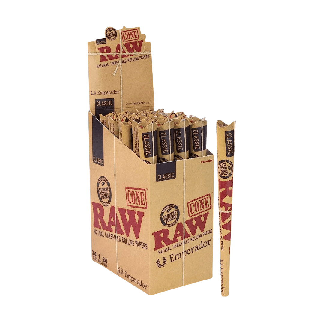 Raw - Classic Emperador - Cones (24 x 1 Cone) - MK Distro