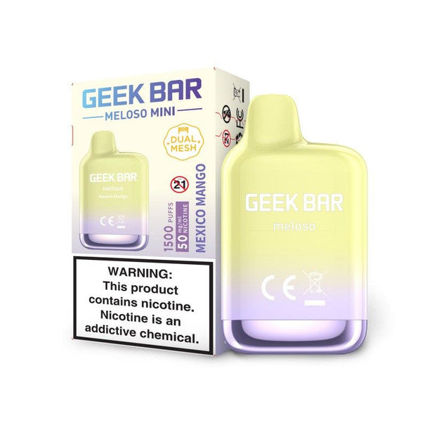 Geek Bar Meloso Mini - Disposable Vape (5% - 1500 Puffs) - Box of 10 - MK Distro