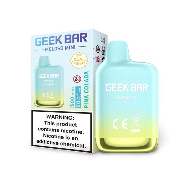 Geek Bar Meloso Mini - Disposable Vape (5% - 1500 Puffs) - Box of 10 - MK Distro
