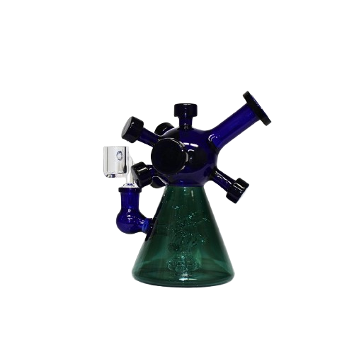 6" WaterPipe - Mini CoronaVirus Design (WP3215)
