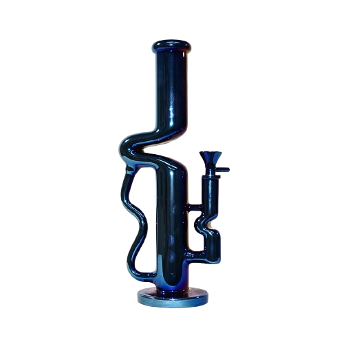12" WaterPipe - Curved Electro Plated Design (WP1017E)