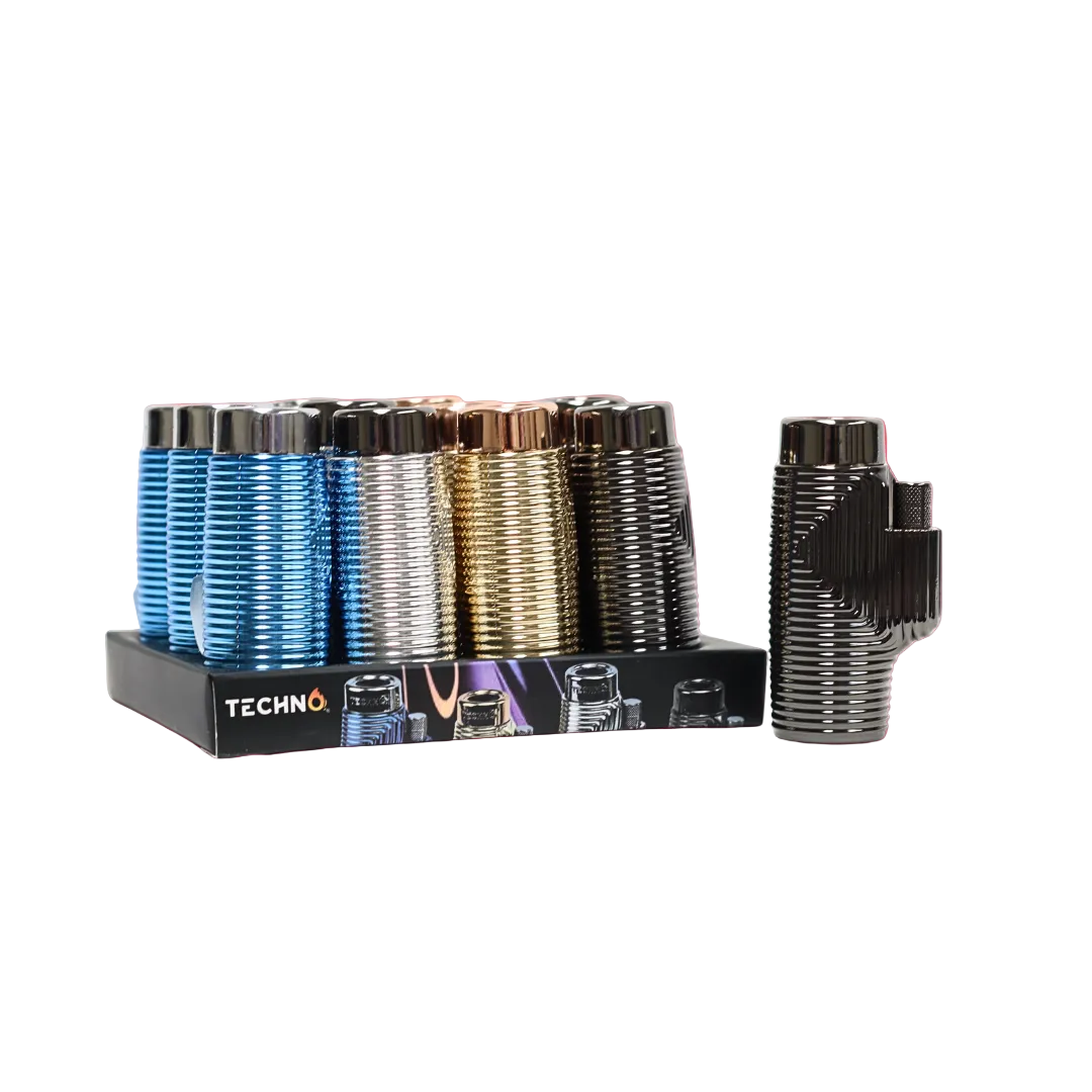 Techno Torch Triple Flame (00266-A) - Refillable Lighter (Display of 12)