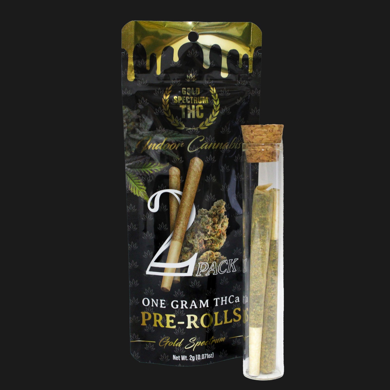 Gold Spectrum - THC-A Blunts - (2g x 6) - MK Distro
