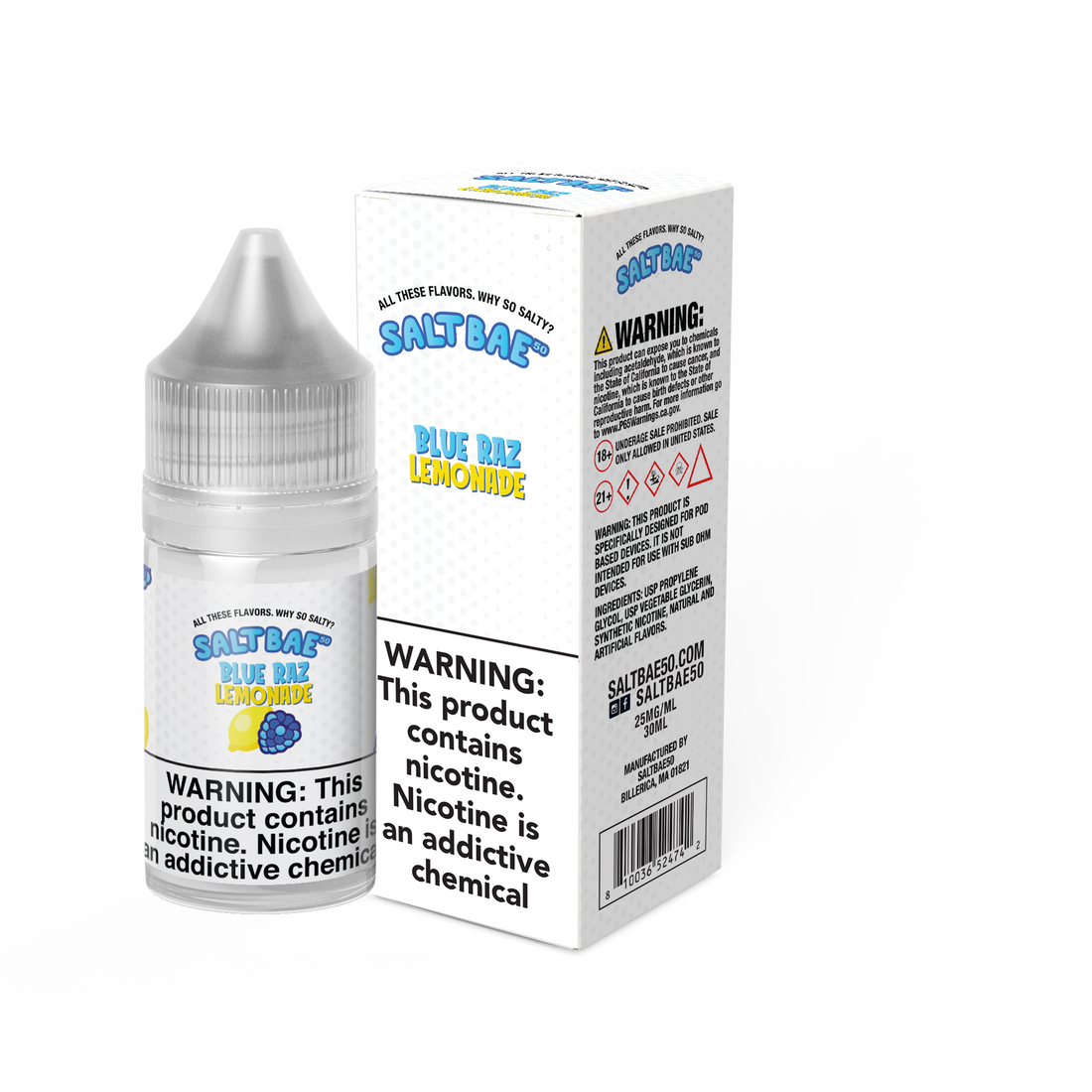 Salt Bae - Premium Salts E-Liquid (30mL) - MK Distro
