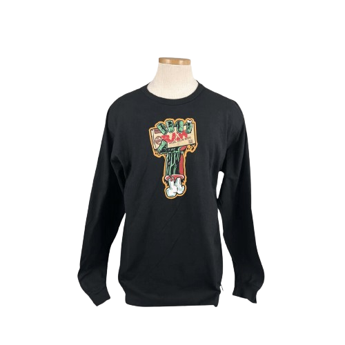 Raw - Full Sleeve Black Shirt - MK Distro