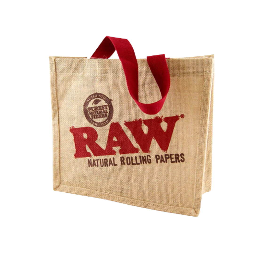 Raw - Burlap Carry All Tote Bag