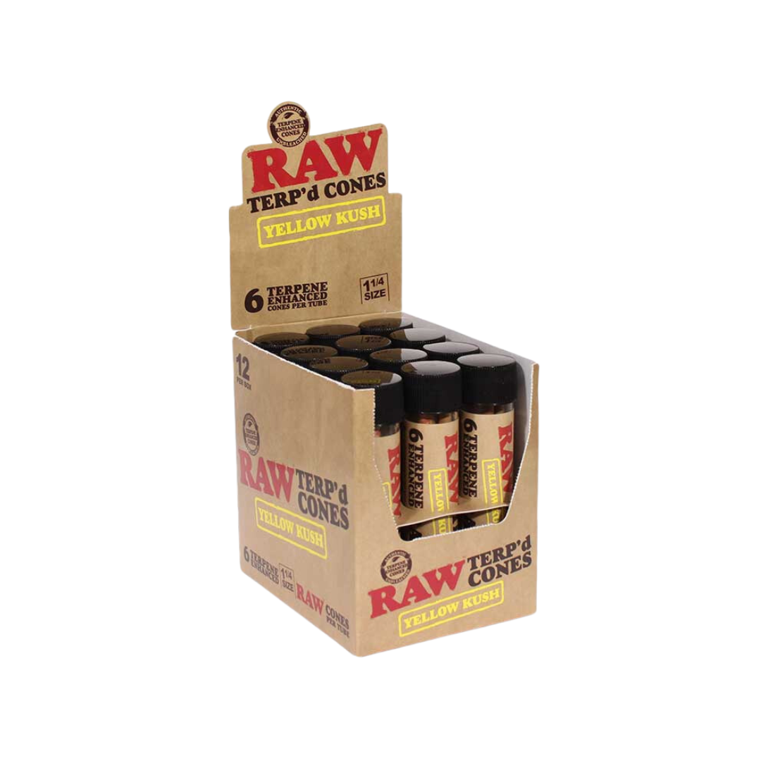 Raw - Terp'd 1 1/4 Size - Cones(12 x 6 Cones) - MK Distro