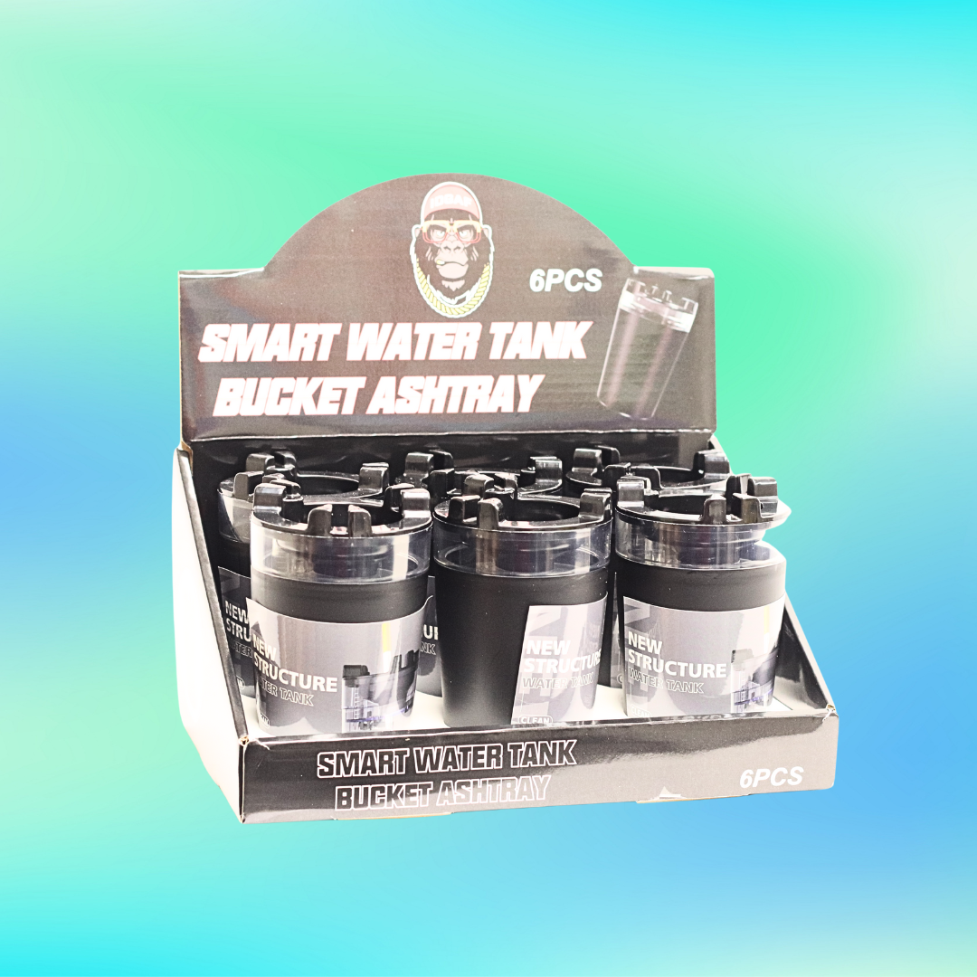 Butt Bucket - Smart Water Tank Ashtray (ASH-36) – Assorted (Box of 12)