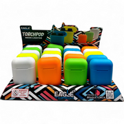 Eagle Torch Pod Neon Lighters (PT191PN) Refillable Lighters - Box of 20 - MK Distro