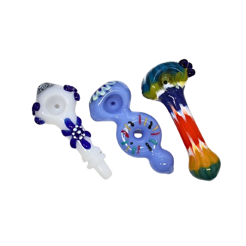 5" Hand Pipe - Full WigWag Assorted 24ct Jar (FW-3627) - MK Distro