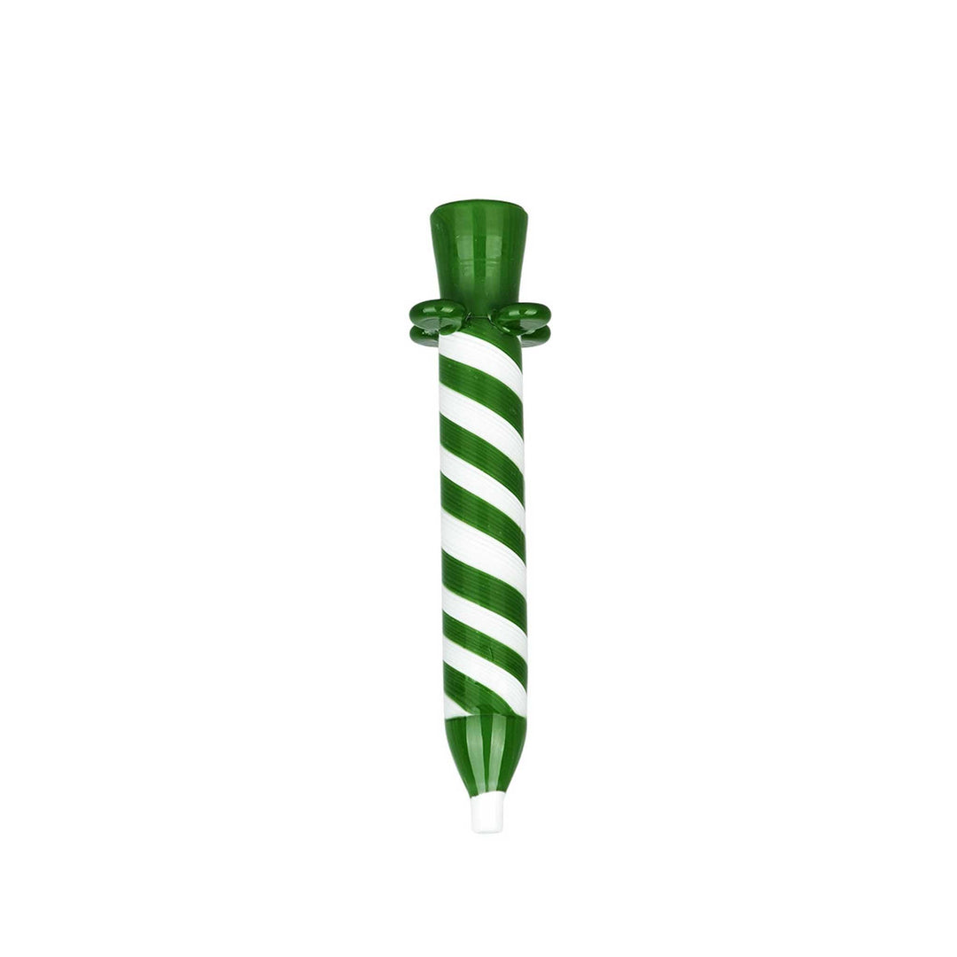 Glass Chillum Birthday Candle Design (CH1368) - Concentrate Vaporizers / Nectar Collectors - MK Distro