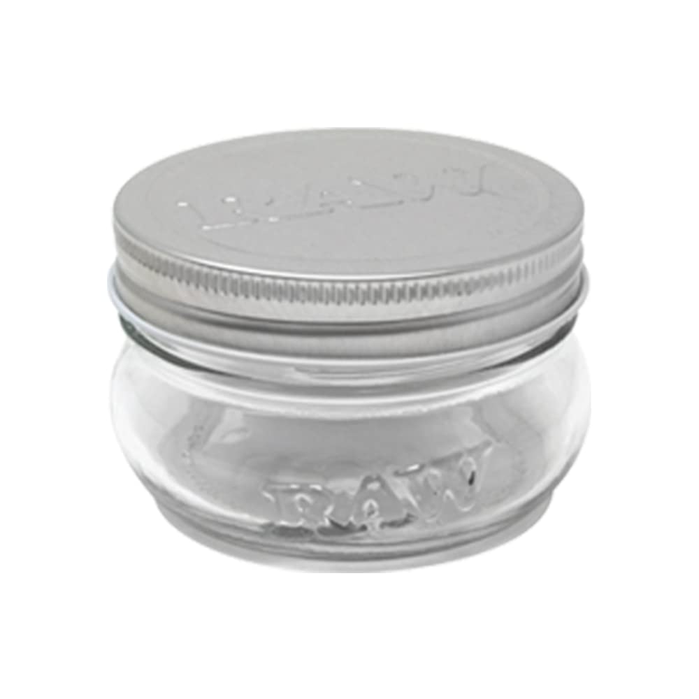 Raw - Glass Jars - Round Small