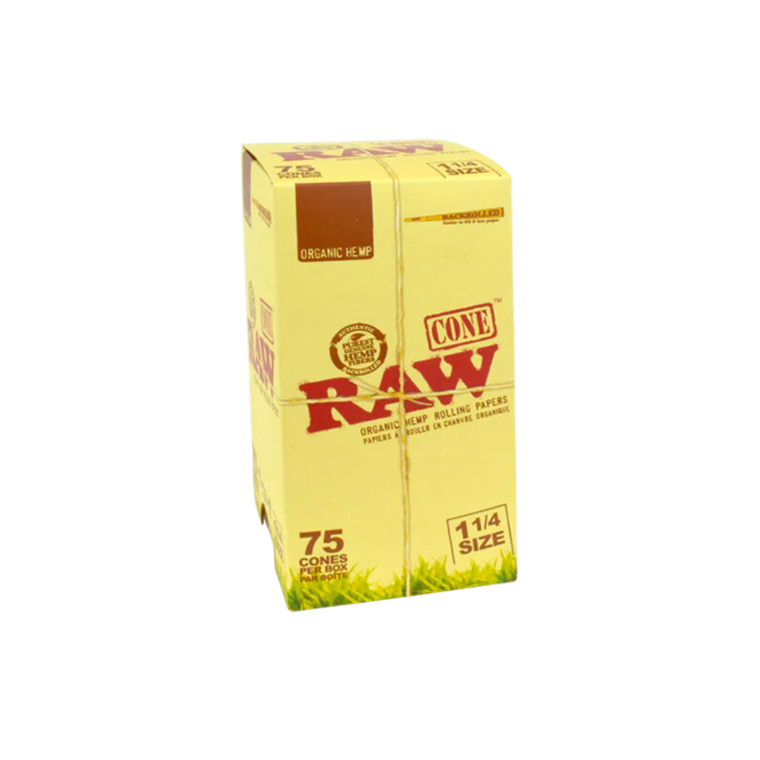 Raw - Organic Cones - King Size - (Box of 75)