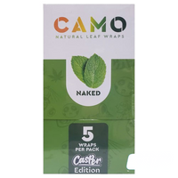 Camo Hemp Wraps - (25 x 5 Wraps) - MK Distro
