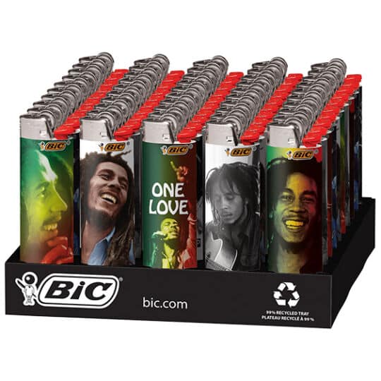 BiC Pocket Lighters - Refillable Lighters (Display of 50)