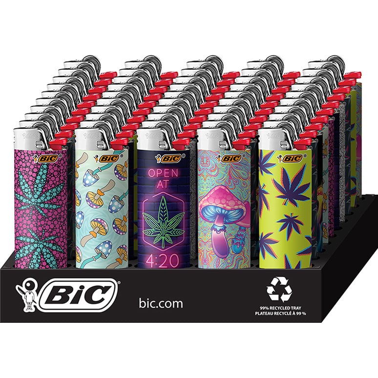 BiC Maxi - Special 420 Edition - Pocket Lighters (50-Count Tray)