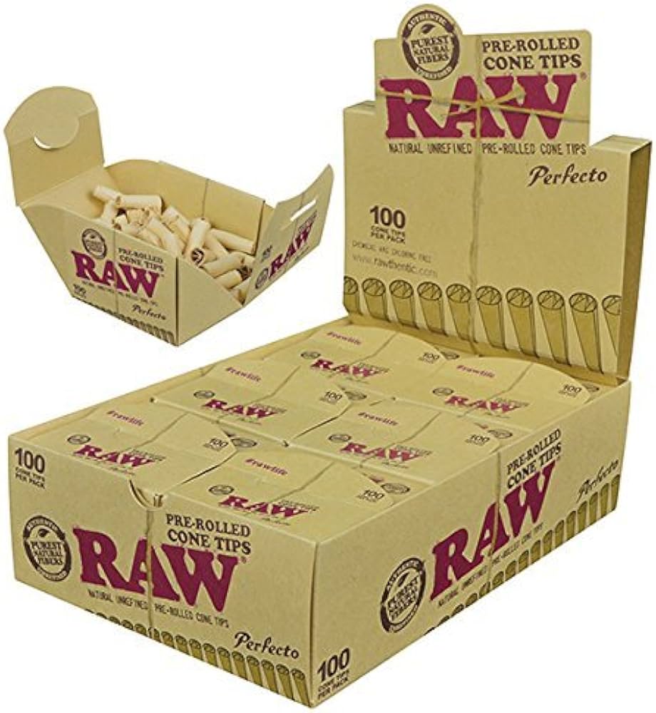 RAW - Classic - Perfecto Tips  - (6 x 100  Pack)