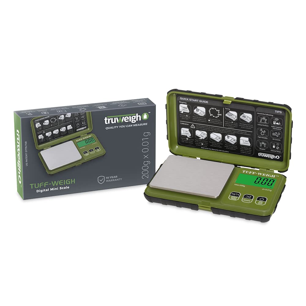 Truweigh Tuff-weigh Mini - Scales (200g x 0.01g) - MK Distro