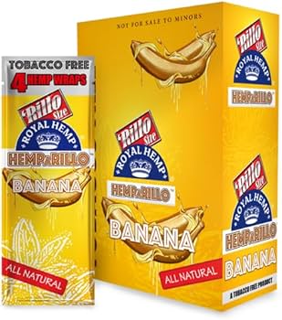 Royal Blunts - Hemparillo Hemp Wraps - Blunt/Hemp Wraps(15 Packs x 4 Wraps) - MK Distro