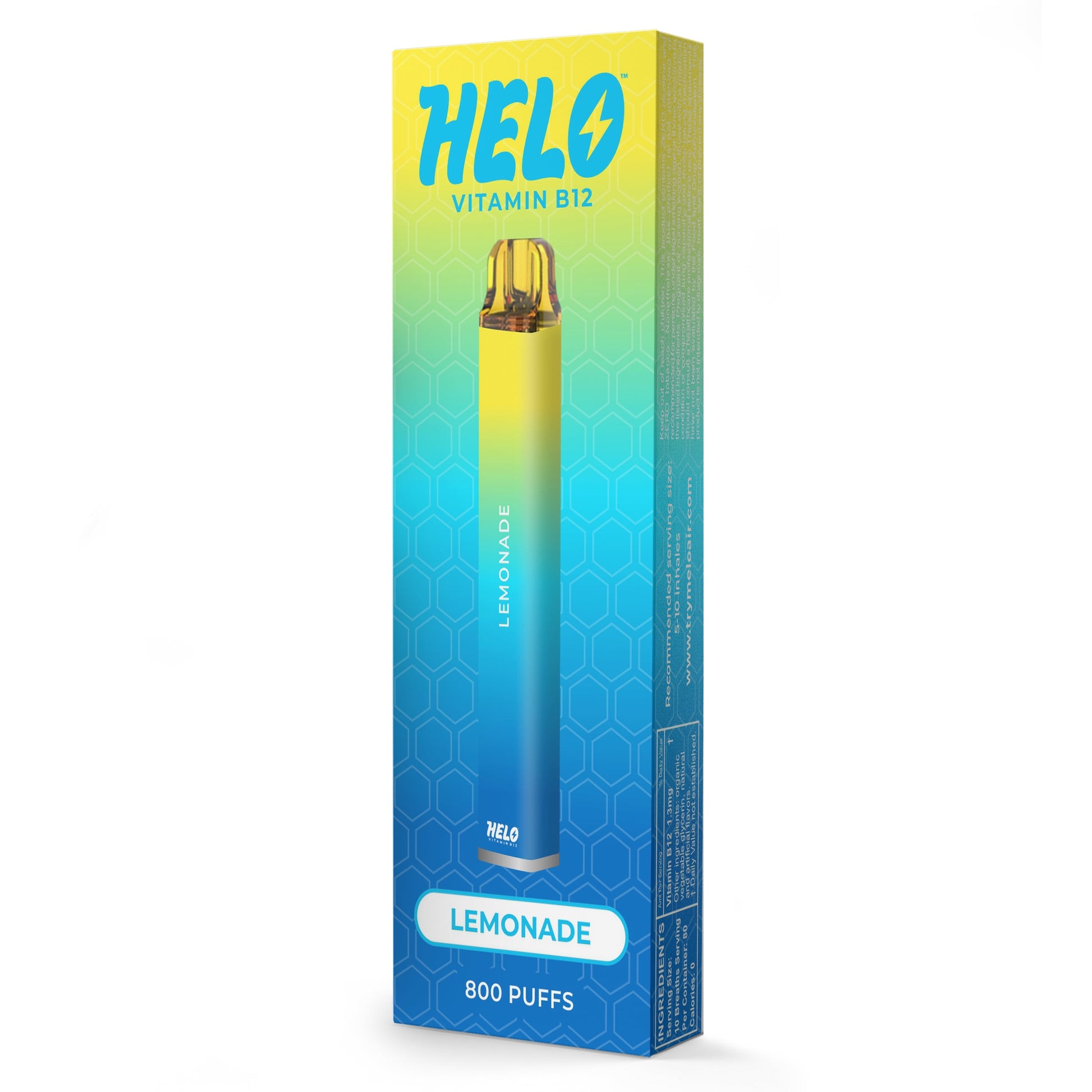 Helo Vitamin B12 800 Puffs - Disposable Vape (0%) (Single) - MK Distro