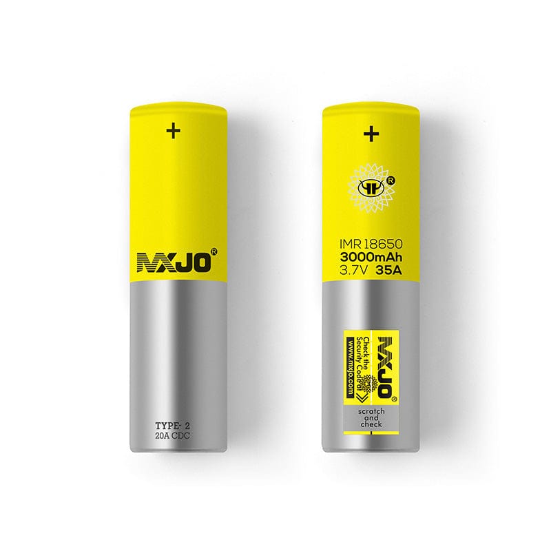 MXJO - 18650 Type 2 3000mAh 35A - Vape Batteries (Box of 2) - MK Distro