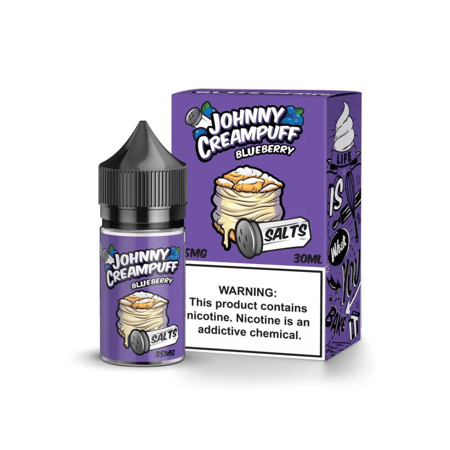 Johnny Creampuff -Salt Nic Premium E-Liquid (30mL) - MK Distro