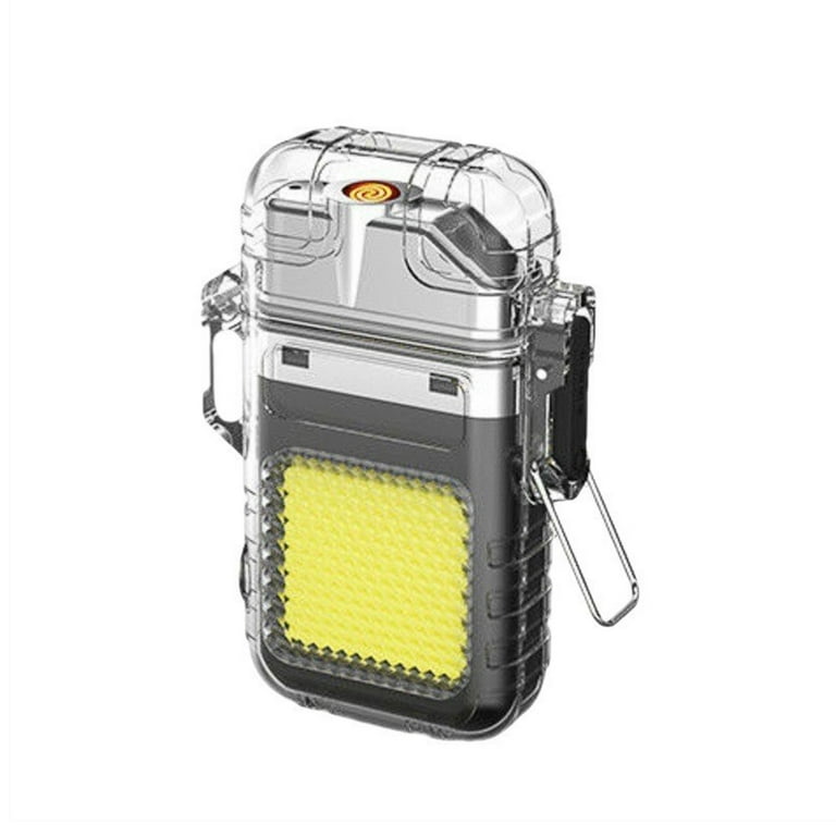 Electronic Double-Arc With LED Light - Electric / Plasma Lighters (Display of 12) - MK Distro