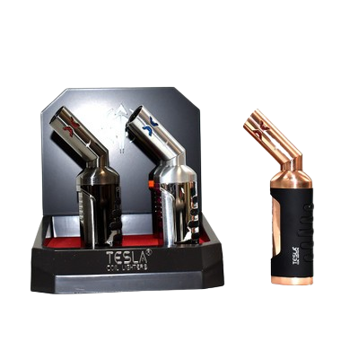 Tesla Coil - Twist W/Grip (61622-T) - Single Flame Refillable Lighters (Box of 6) - MK Distro